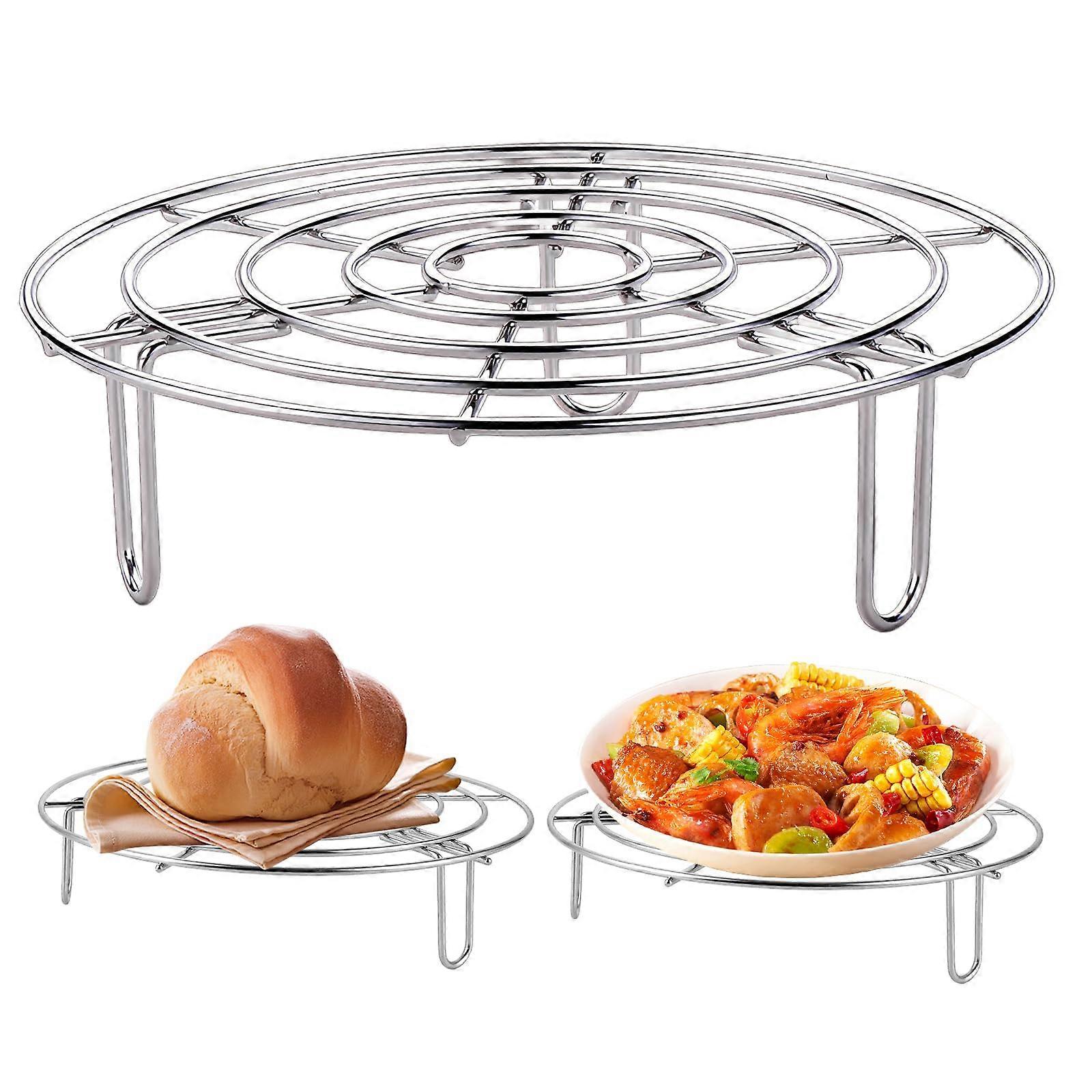 Stainless Steel Round Steamer Rack, Insert Rack, Cooking Stand, for Baking, Cooking