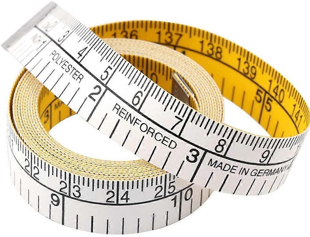 Double Sided Measuring Tape1.5m Double Scale Soft Flexible Ruler Weight Loss Body Sewing Tailor Cloth Ruler Practical and Popular Ref: 7194