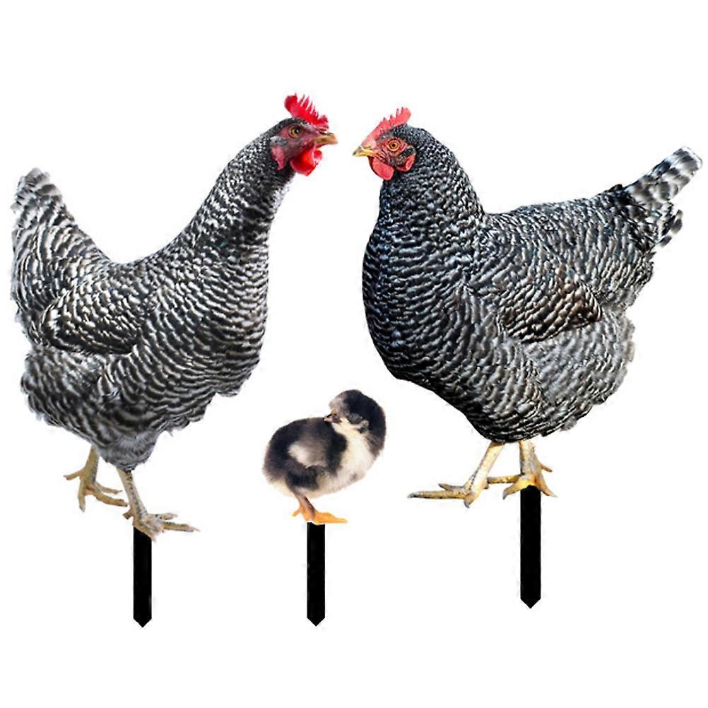 Weatherproof Chicken Sign Stake, Enhance Your Garden's Vitality