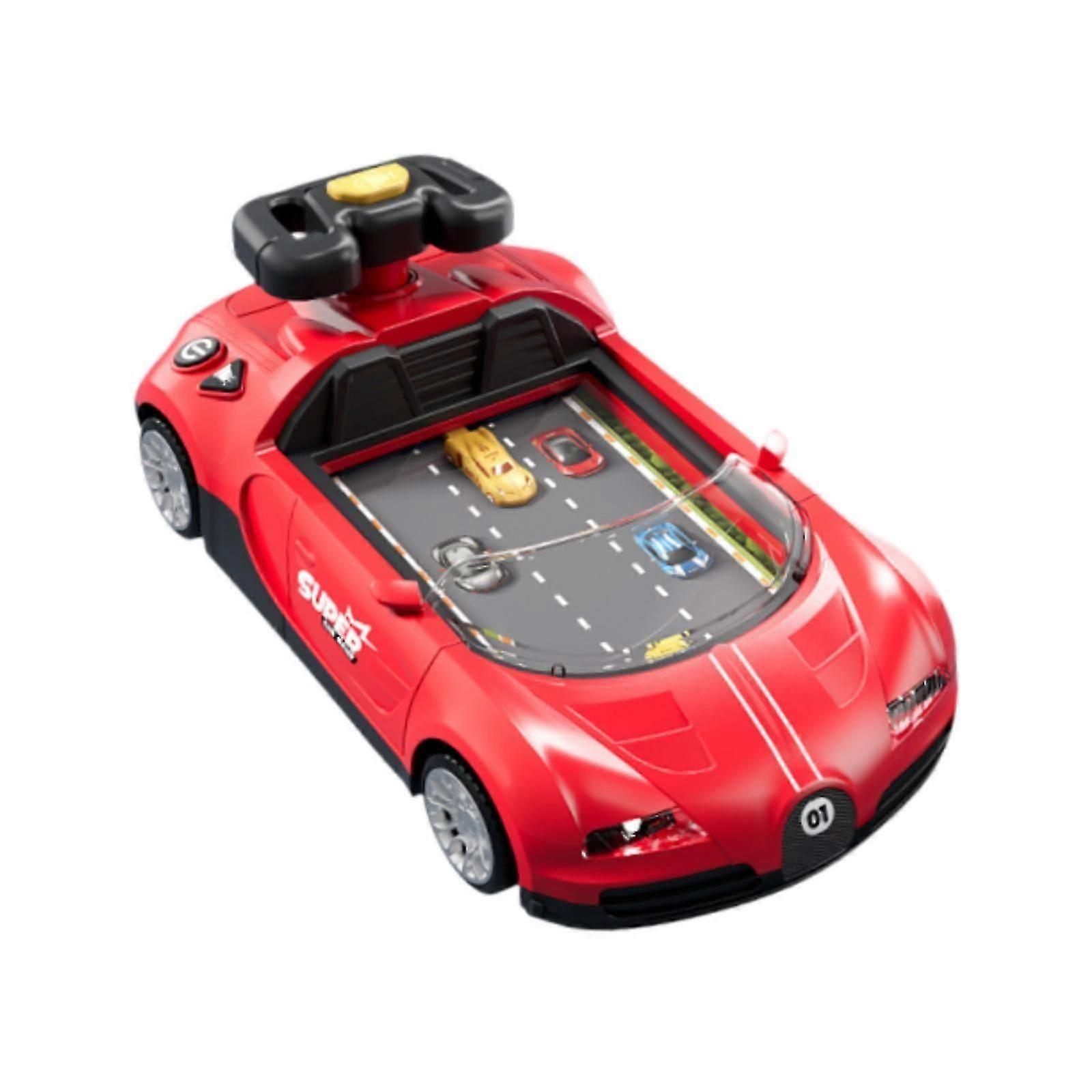 Simulated Driving Race Car Game Kids Race Challenge for Children blue