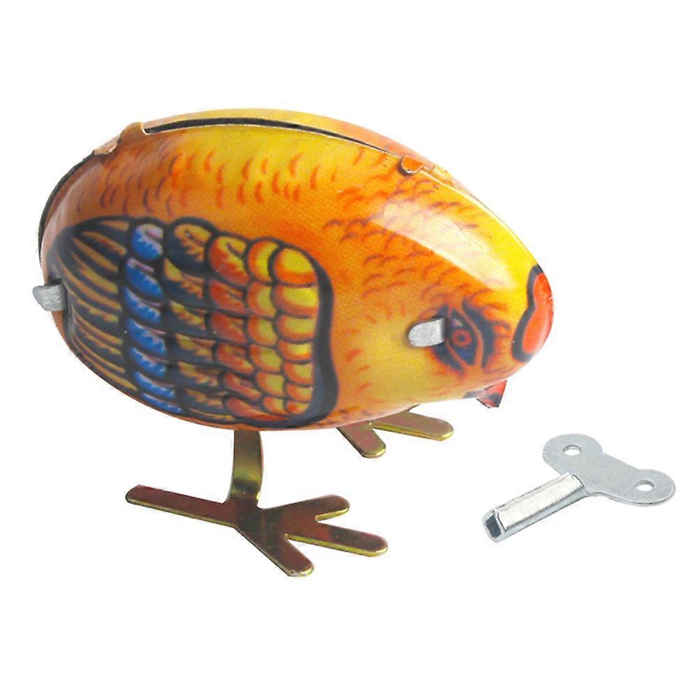 It looks like you're referring to a product description for a **wind up chick toy** — a fun, mechanical novelty item that moves when wound up,