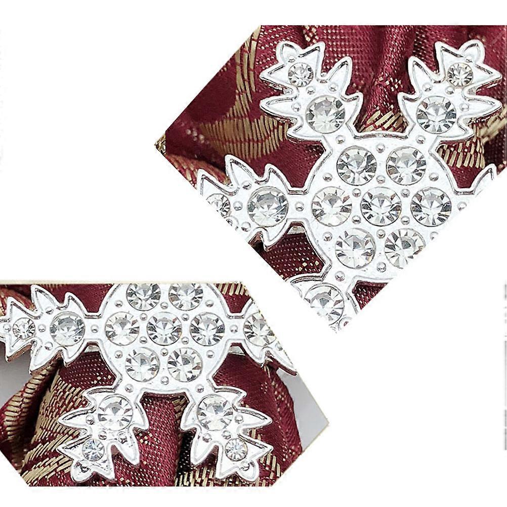 Christmas Napkin Rings Silver Snowflake Metal Holders Dining Table Setting Decoration 6Pcs