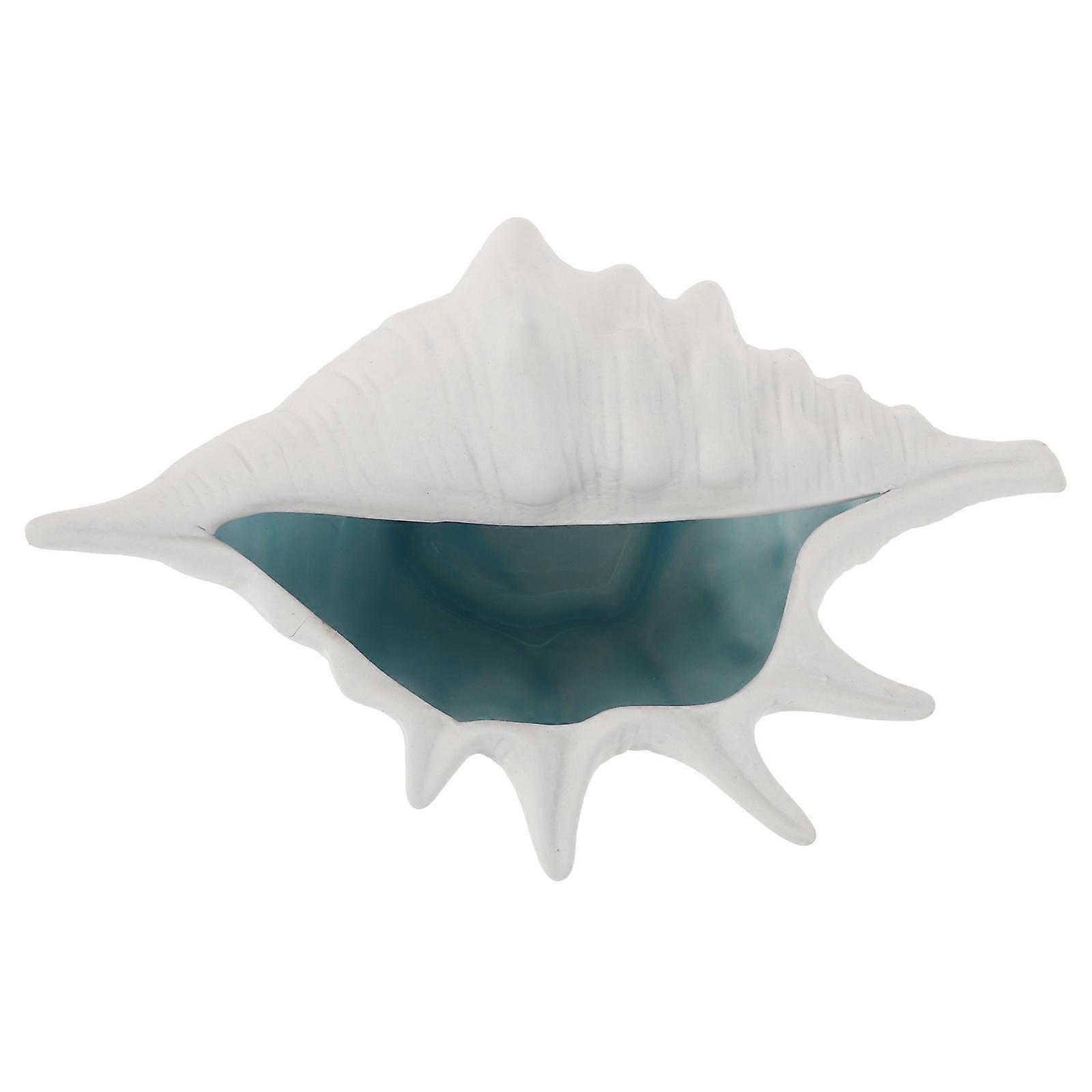 Ceramic Jewelry Tray Conch Shape Luxury Design Bedside Use 1Set