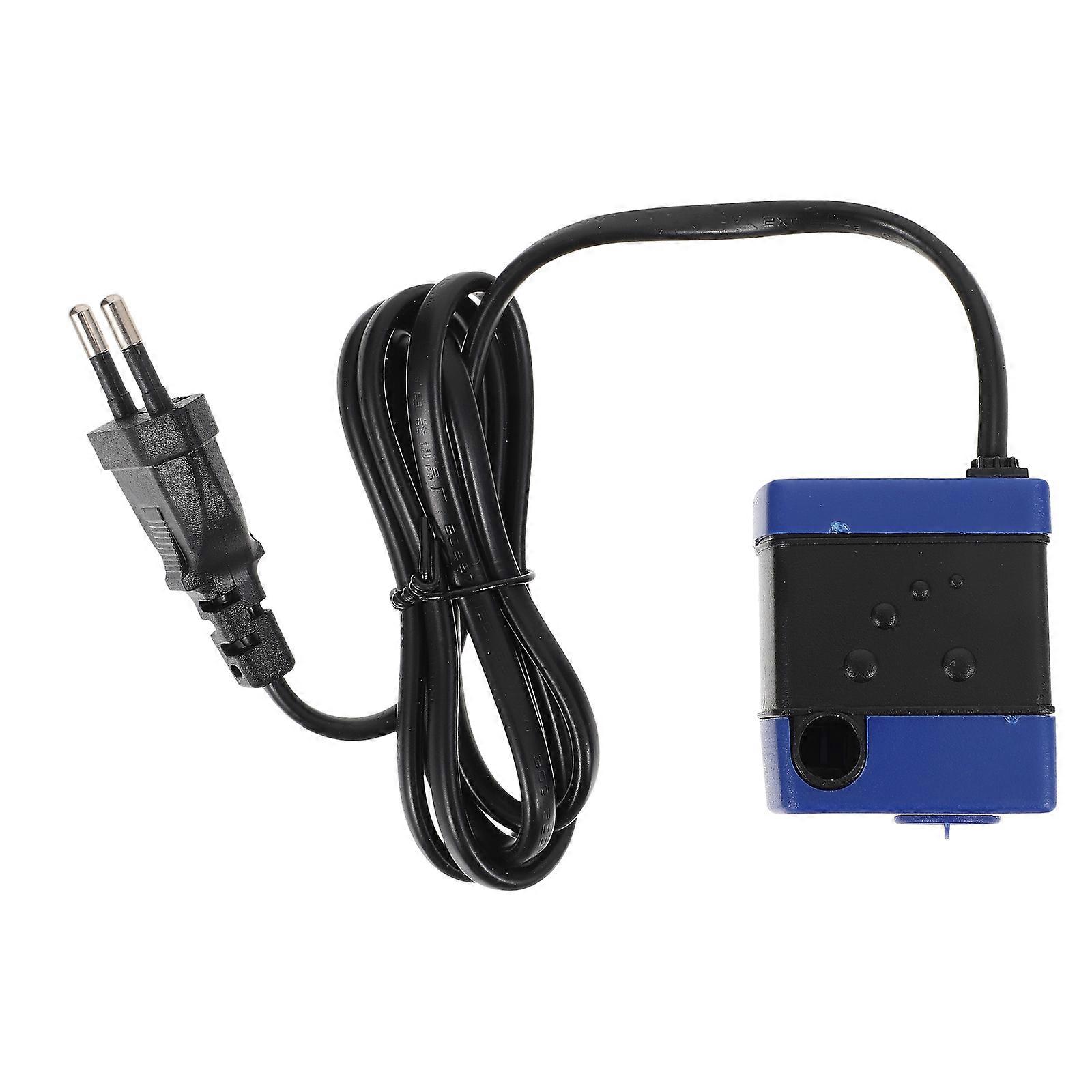 Akvarium nedsenkbar pumpe Mute Vannpumpe Hydroponiske systemer Vanningssystemer Justerbar strømningsreguleringsknapp 1Pack