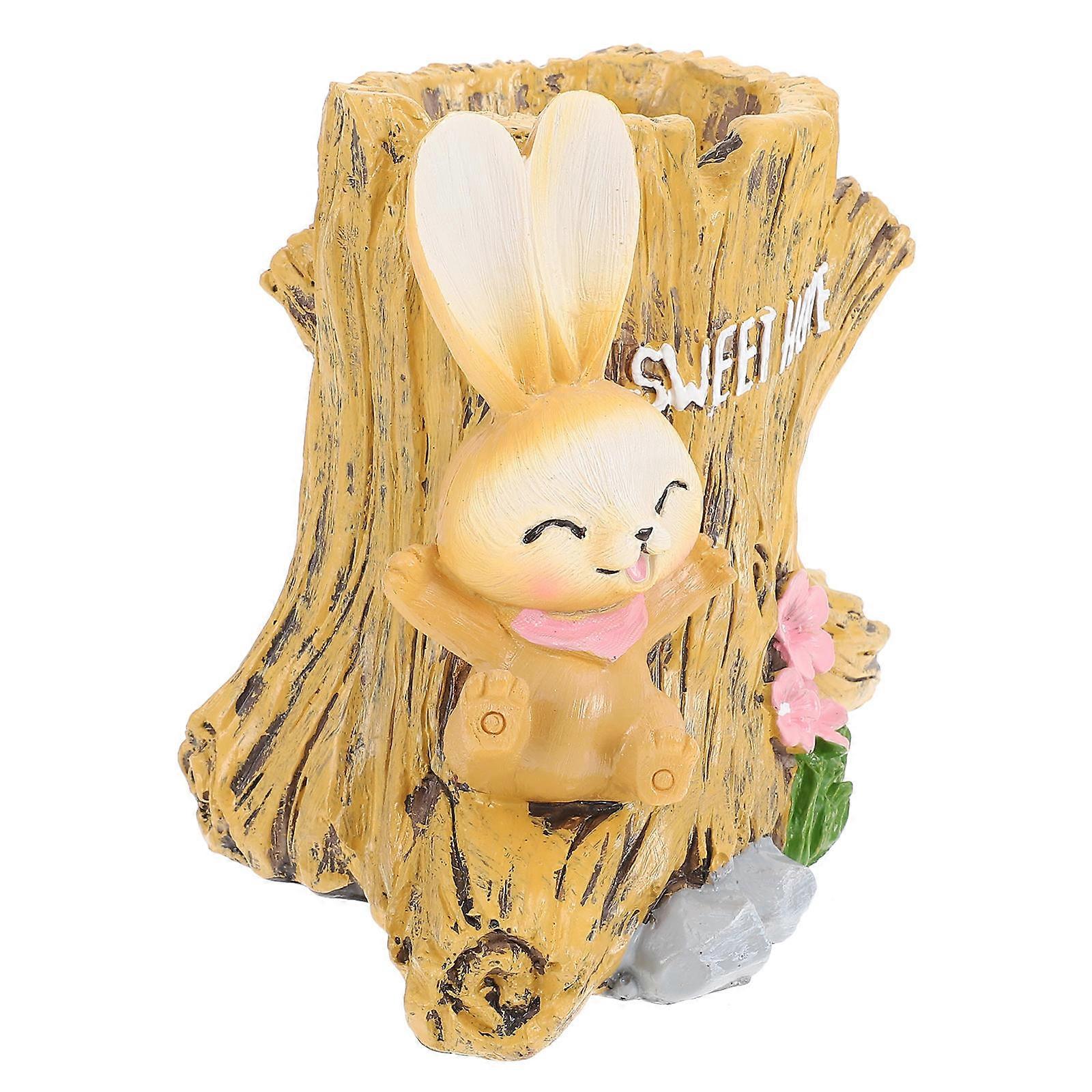 Pen Holders For Desk Cute Storage Function Office Use 13.5X12X10CM 1Set