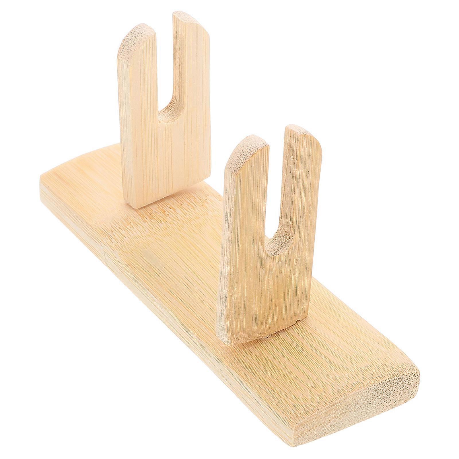 Holder Wood Material Personal Fan Stand For Home 1Pack