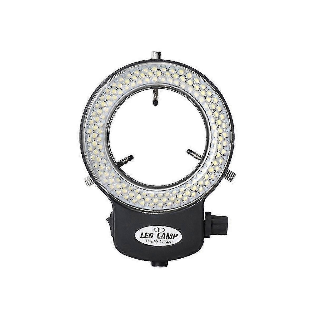 Adjustable 144 LED Ring Light for Microscopes, Industrial Microscope Illuminator with Dimmable Beads for Lab Equipment Edition 0620