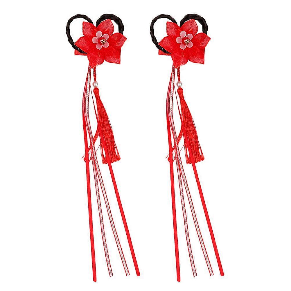 a refined and engaging product description for your **Chinese Style Six Petal Flower Hair Clips with Tassels**:
🌸 **Elegant Chinese Style Six