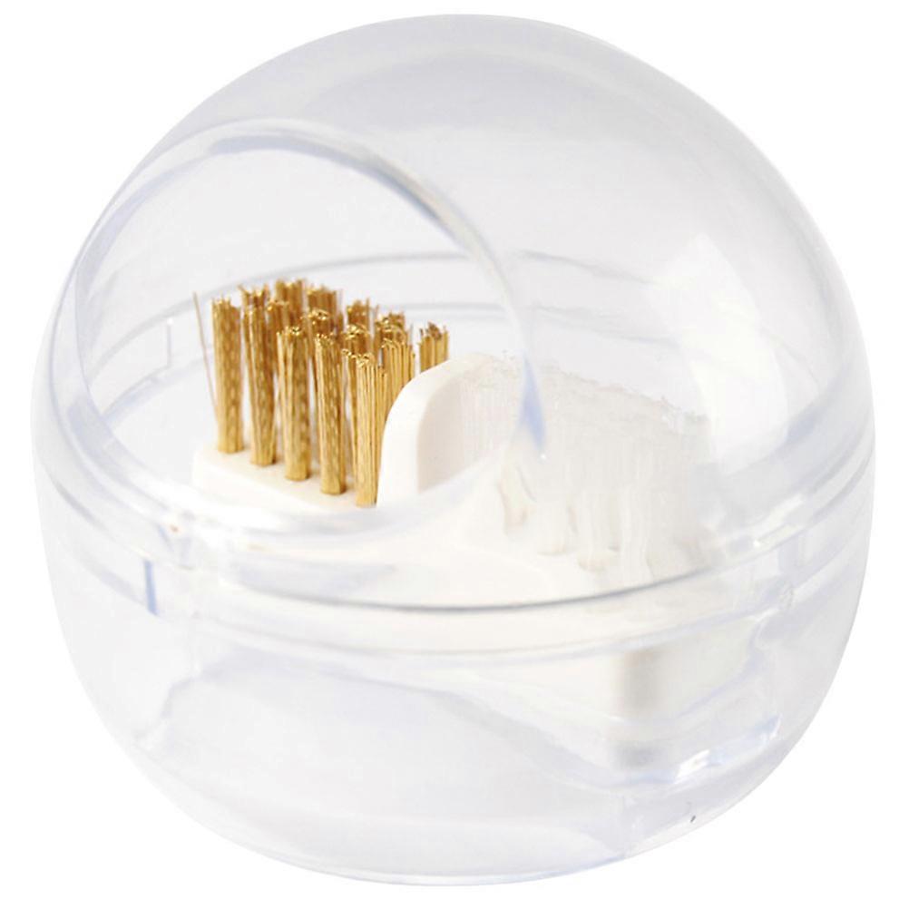 Nail Drill Bits Cleaner with Detachable Brush and Storage Box for Easy Deep Cleaning – Ideal for Professional Salons and Home Use