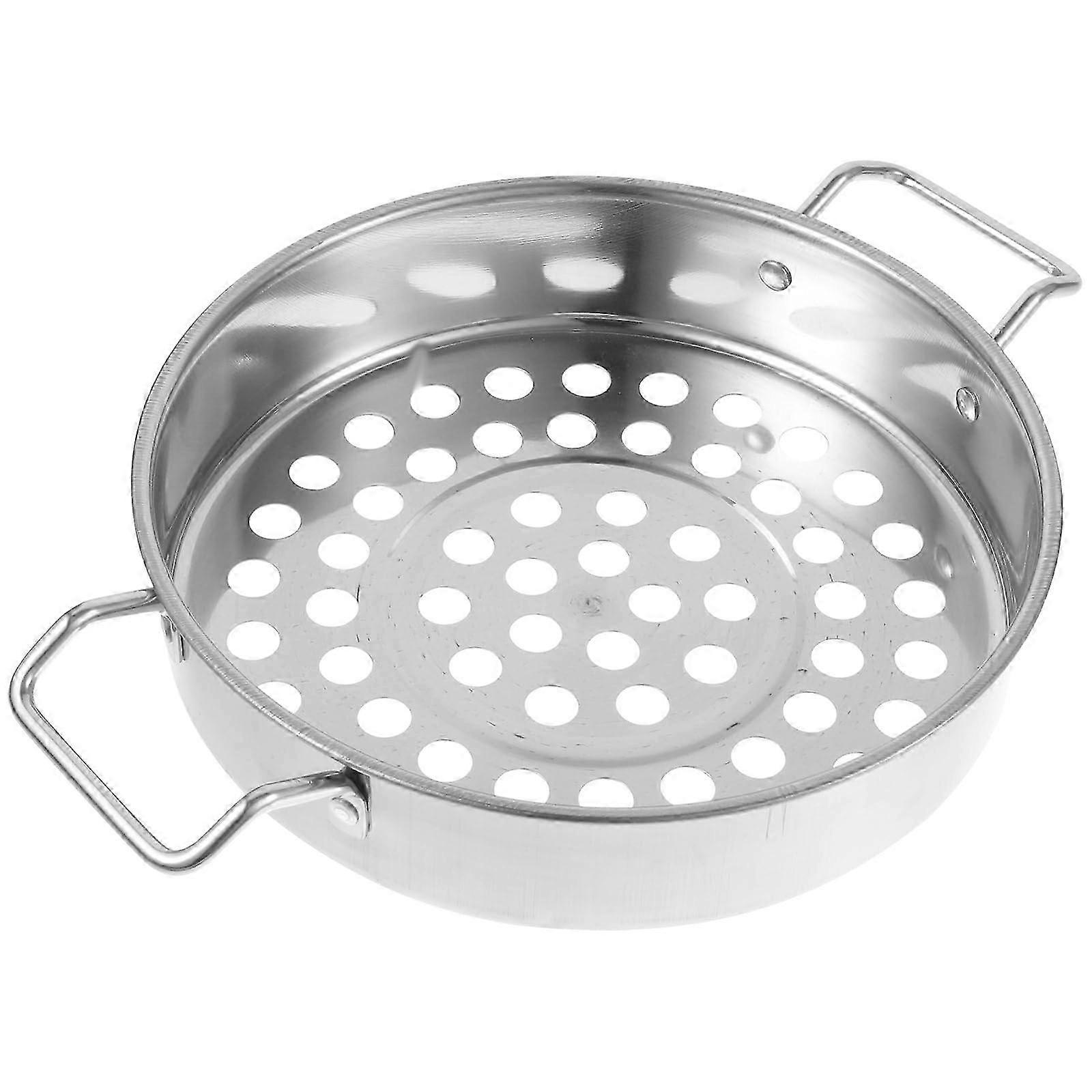 Large Hole Metal Colander Strainer for Kitchen Use