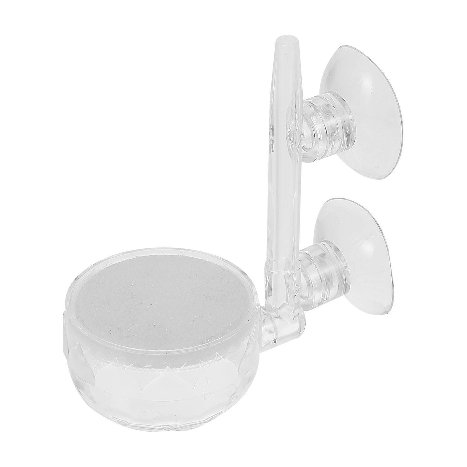 水族箱气泡器石氧化鱼缸 6x7CM 圆形亚克力 1 套