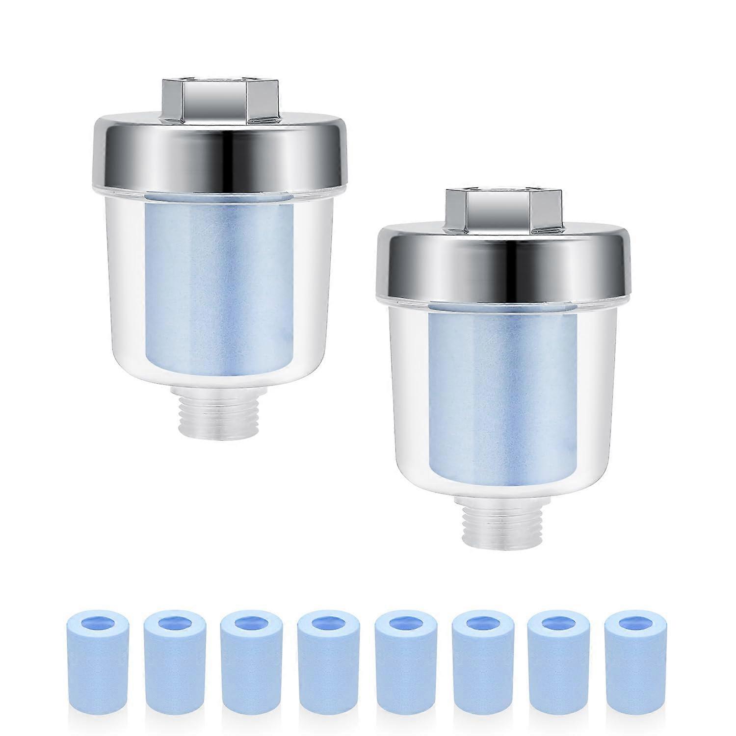2 Stück Wasserfilter für 1/2" Rohrleitung, Duschfilter