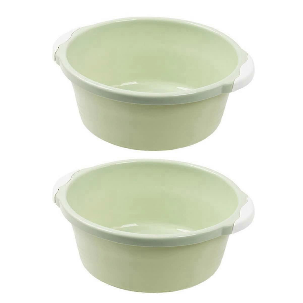 2 stk bærbar oppvaskvask bærbar servant rund