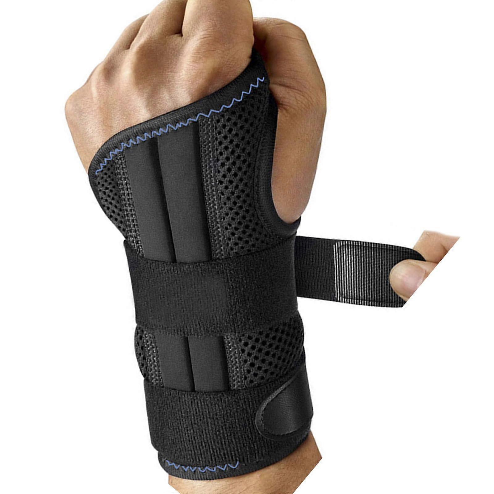 Breathable Adjustable Wristband for Carpal Tunnel Relief - Left or Right Hand Wrist Support, Comfortable Fit, Durable Material