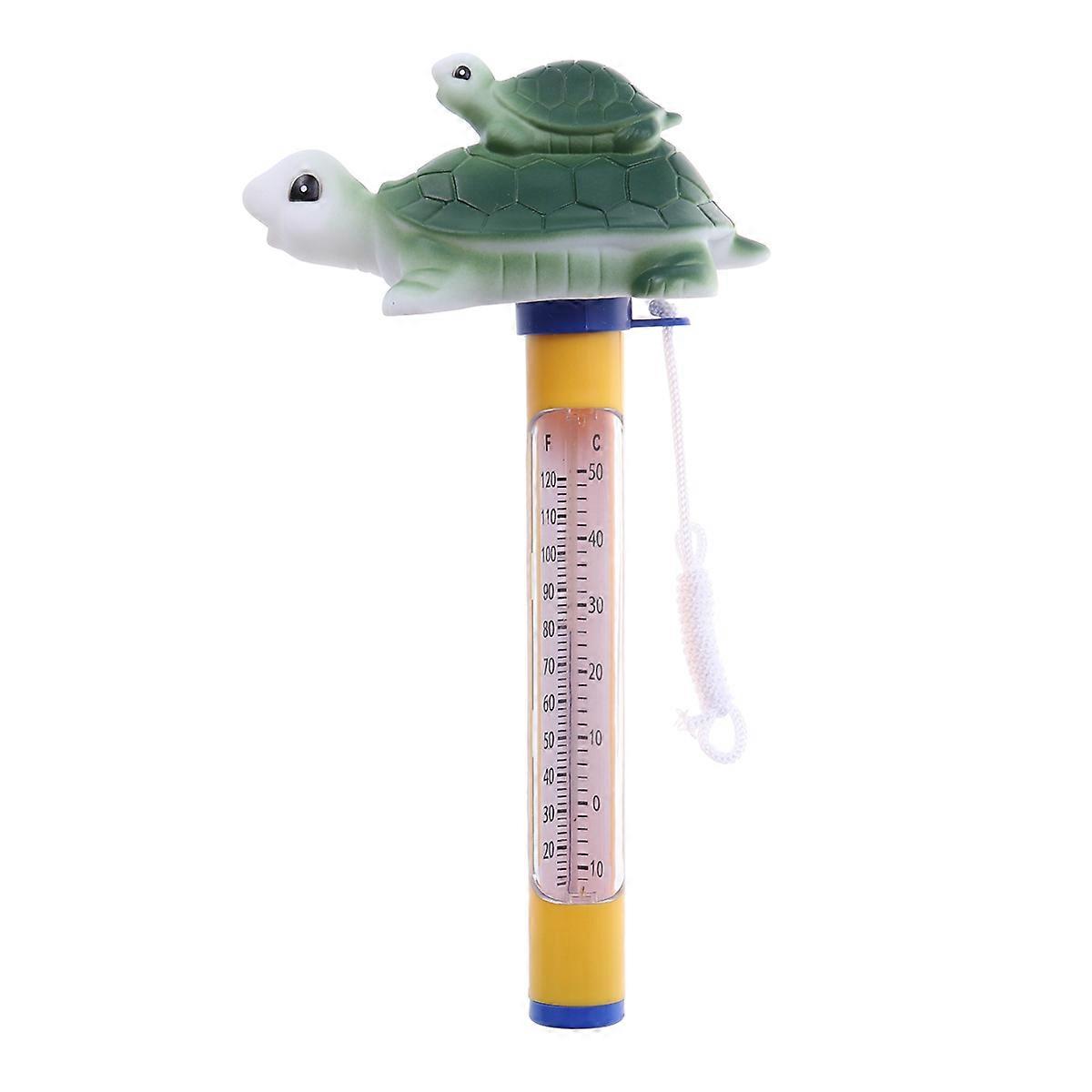 Pool Thermometer Floating Pool Thermometer For Swimming Pools Aquariums Hot Tub Spa Bath Tub Green 1Pcs