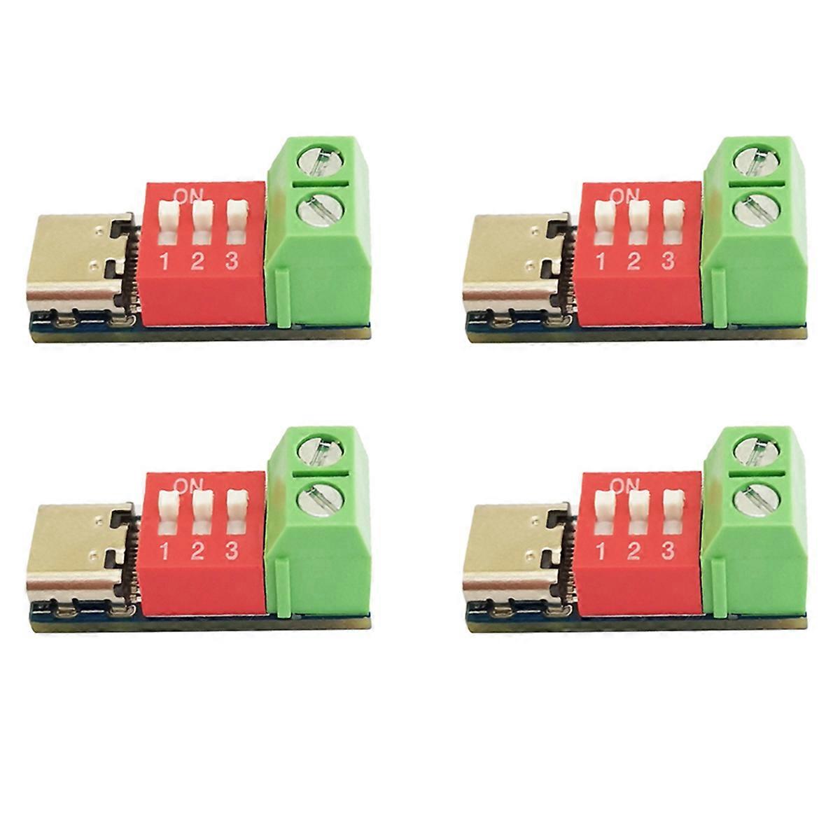 1PCS Type-C PD QC Trigger 5V-20V DC Adjustable Voltage Power Module