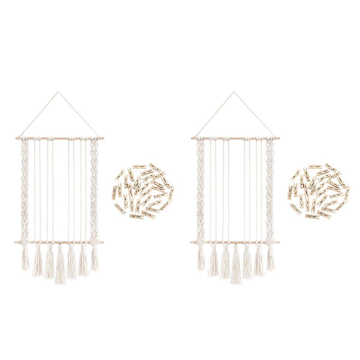 Hanging Photo Display for Boho Decor