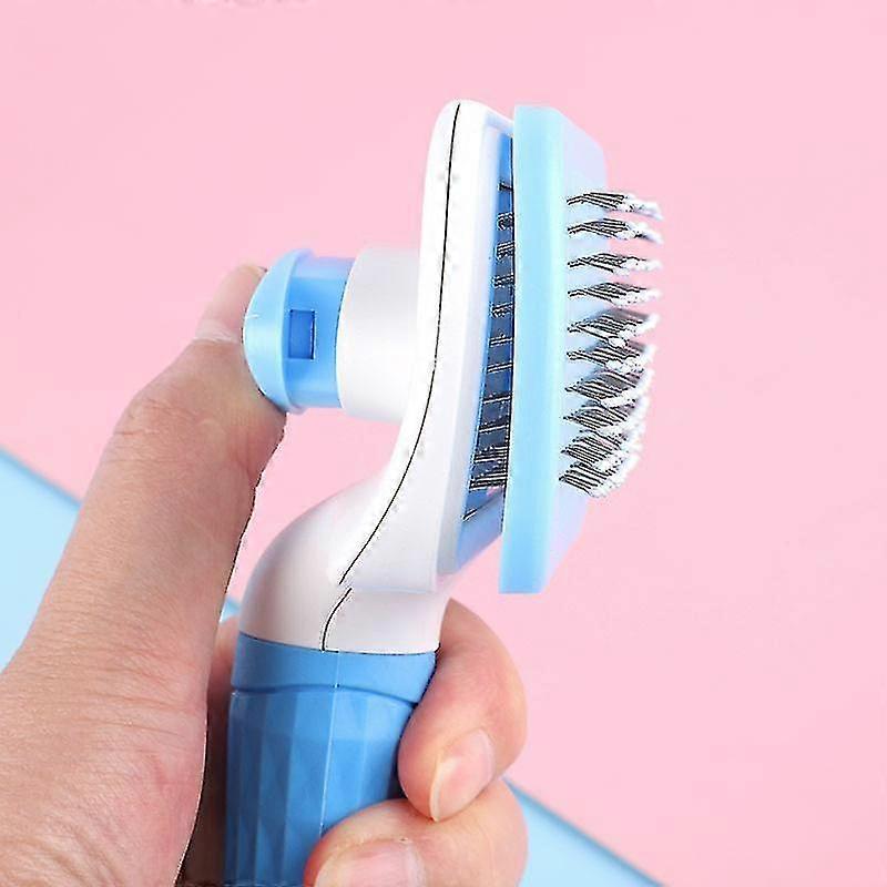 Self-Cleaning Pet Brush - 2 Pack, Pink, Short & Long Haired Dogs