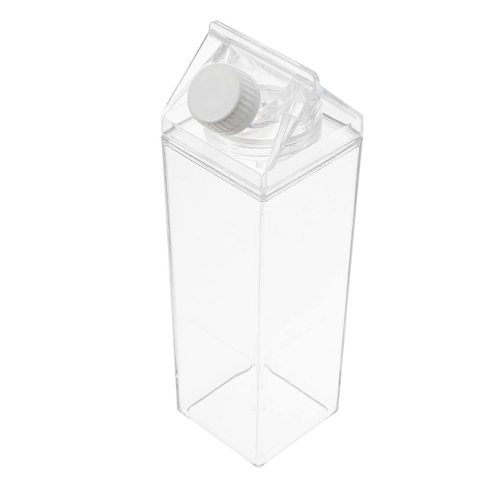 Large Capacity House Shaped Bottle Transparent for Picnic Sports Cold Drink 500ml 1Pc