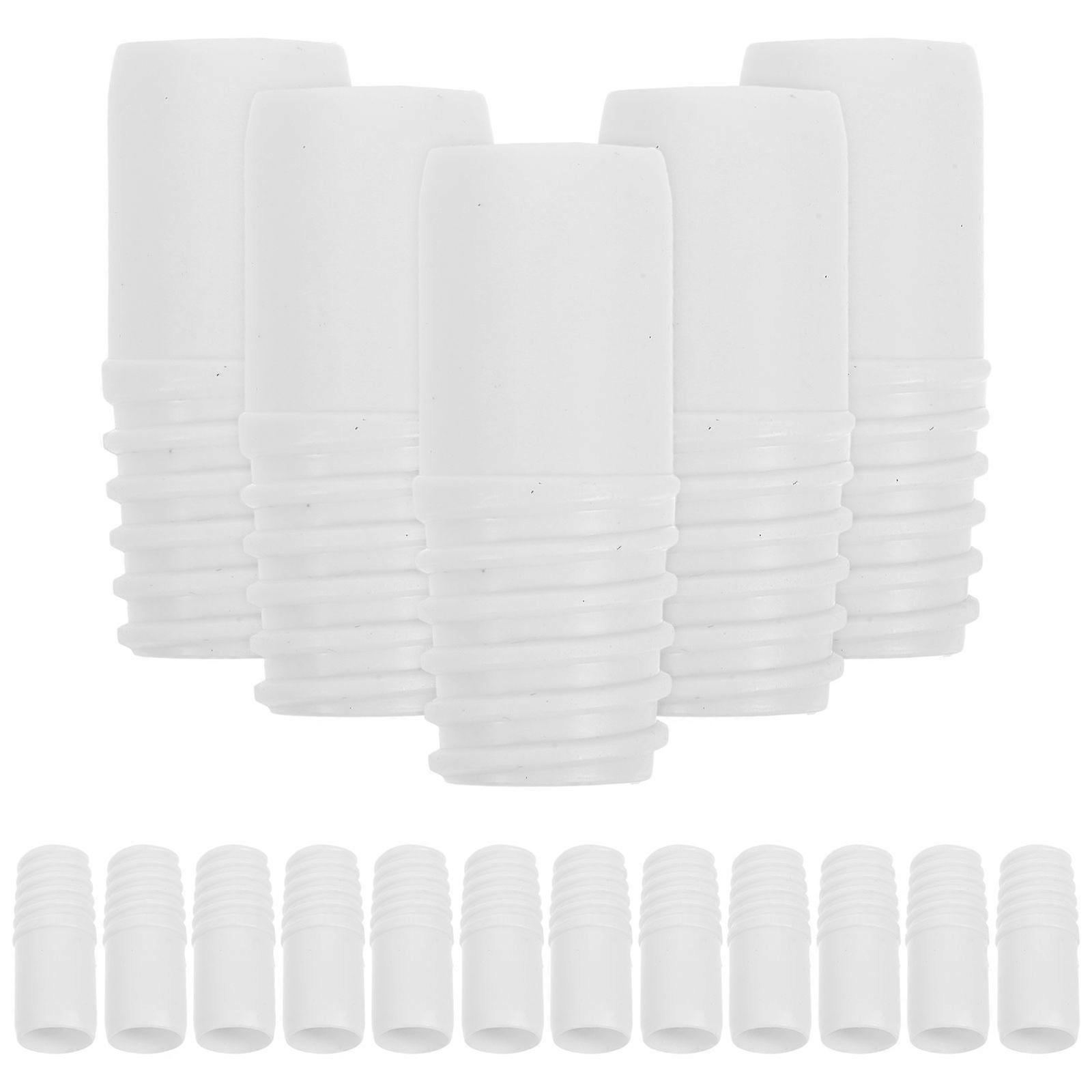 20pcs Broom Handle Pole Tips Handle Tips For Poles Mop Pole Threaded Tips Broom Extension Rod Tips Broom Handle Rod Tips