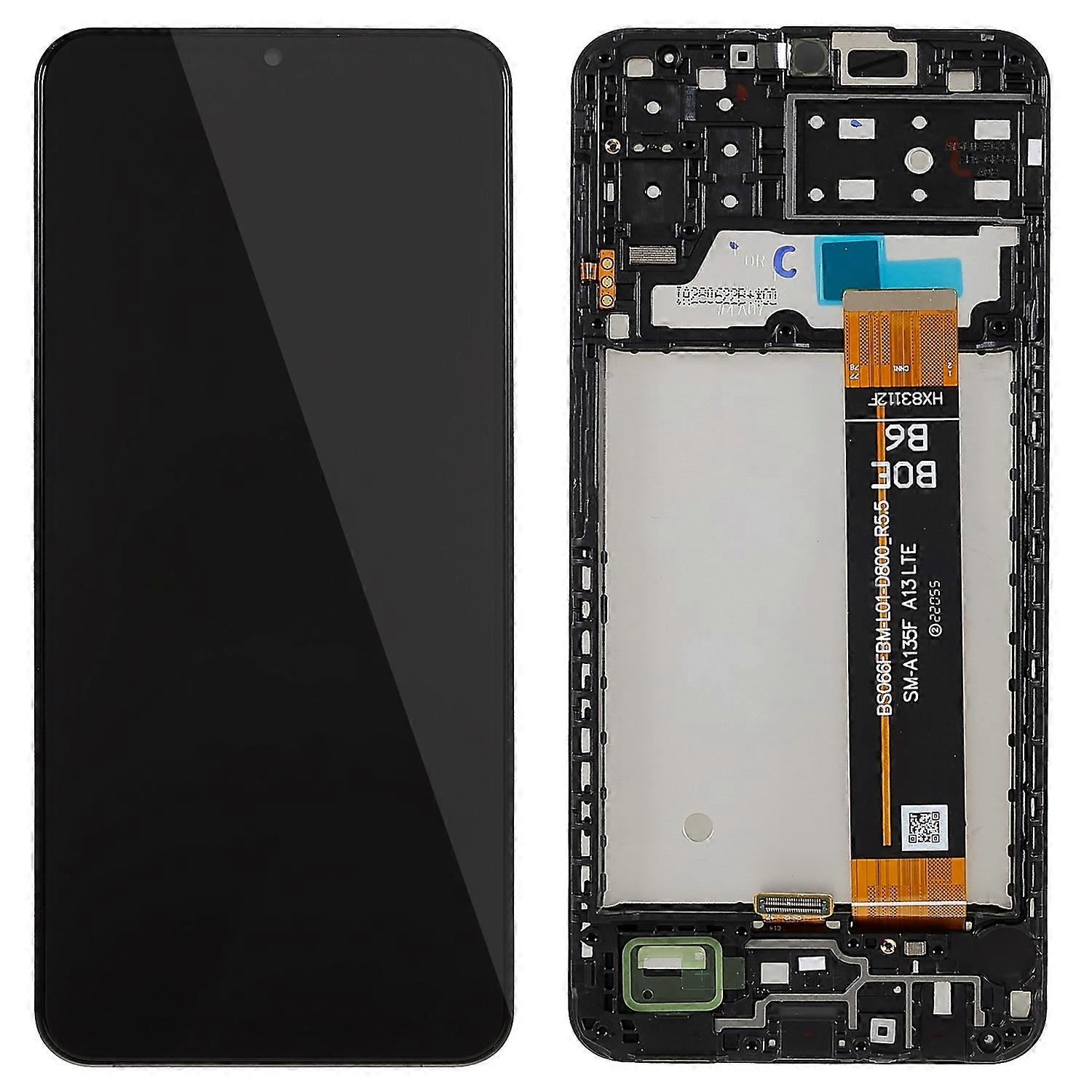 For Samsung Galaxy A13 4G A135 Grade C LCD Screen and Digitizer Assembly Frame Replacement Part (wit