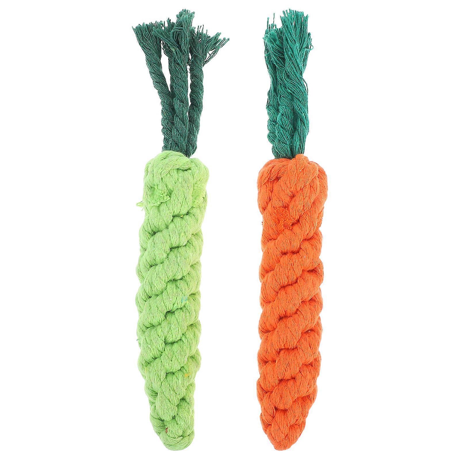 大根犬のおもちゃニンジンペット犬のおもちゃインタラクティブ.00X4.00X4.00cm 2個