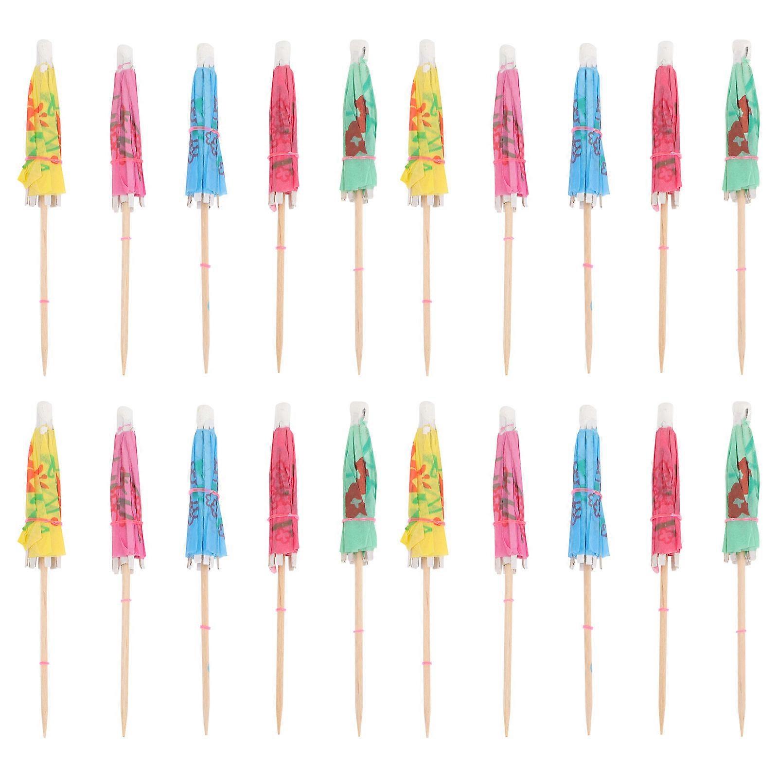 144pcs Decorative Cocktail Umbrellas for Drinks, Parties, Weddings & Tropical Events – Creative Drink Picks for Unique Atmosphere