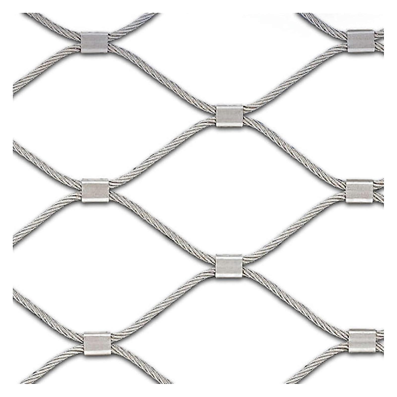 304 Stainless Steel Wire Rope Net for Garden, Farm Decoration, Fall Protection Net, 3x10m