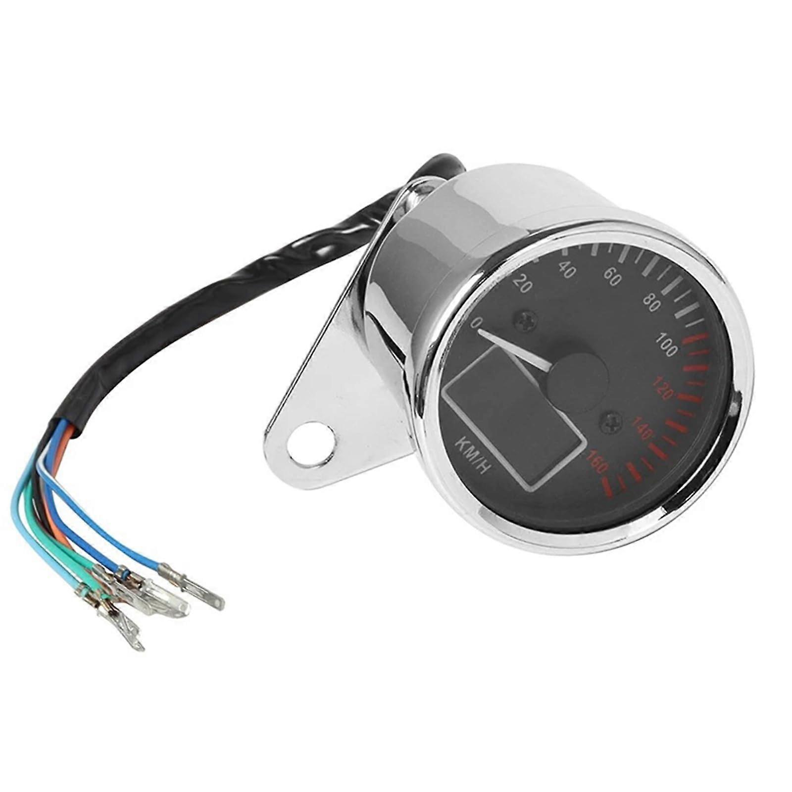 Motorcycle Fuel And RPM Tachometer With Clear LCD Screen Waterproof For Adventure Riders Plating Compatible