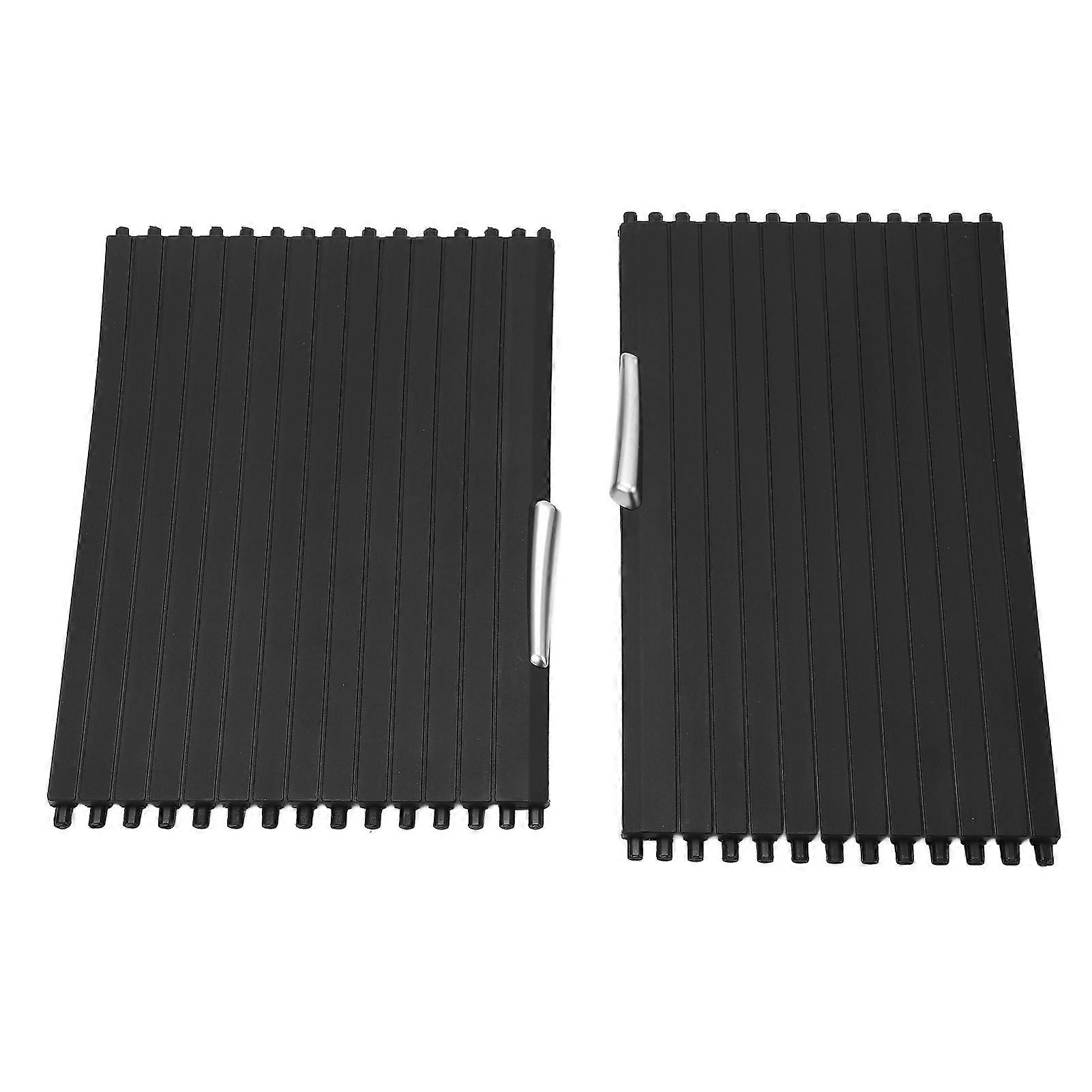 2PCS Front Console Cup Holder Roller Blind Cover 51166954943 Replacement for E70 X5 SAV E71 E72 