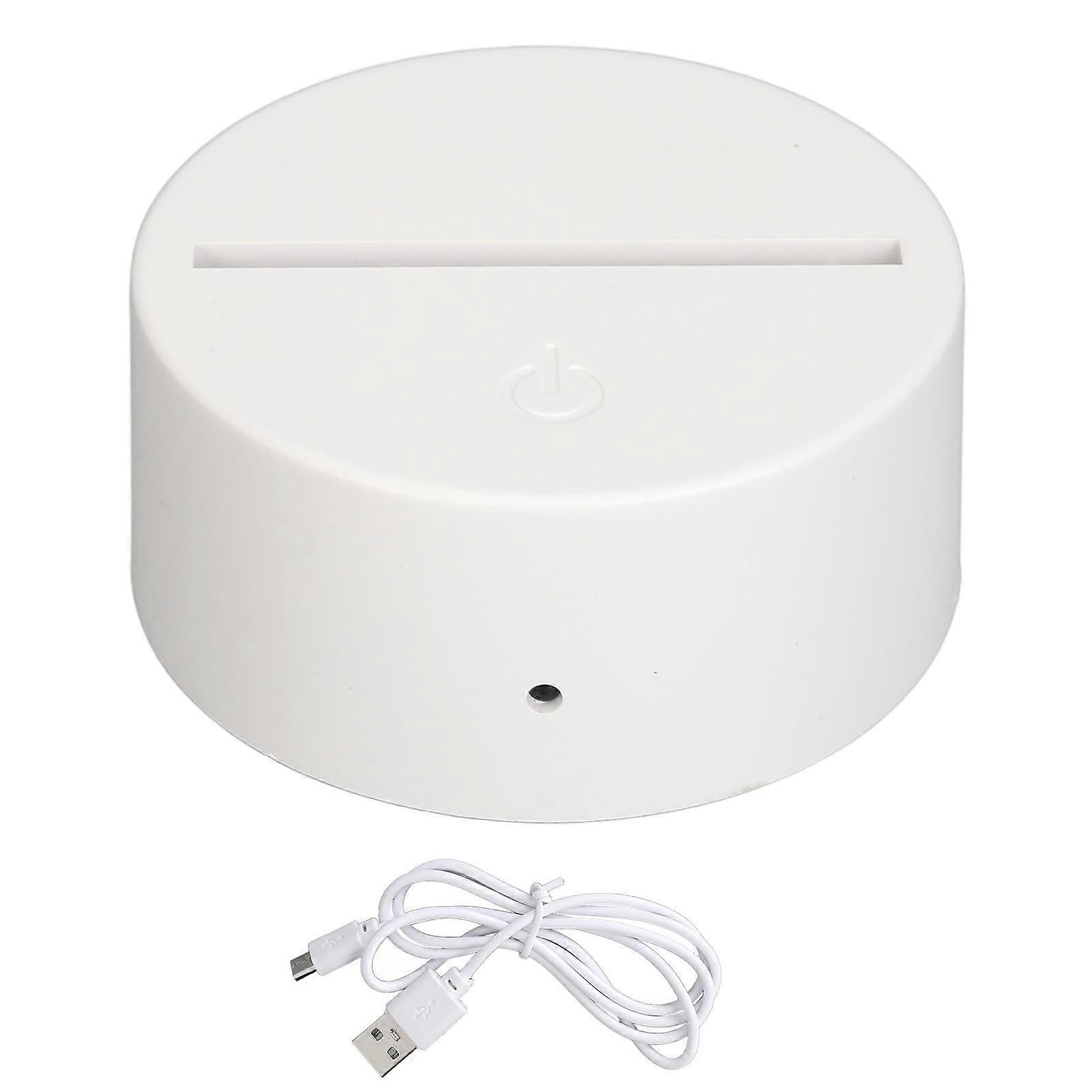 3D Night LED DIY Acrylic Lamp Base with USB Cable