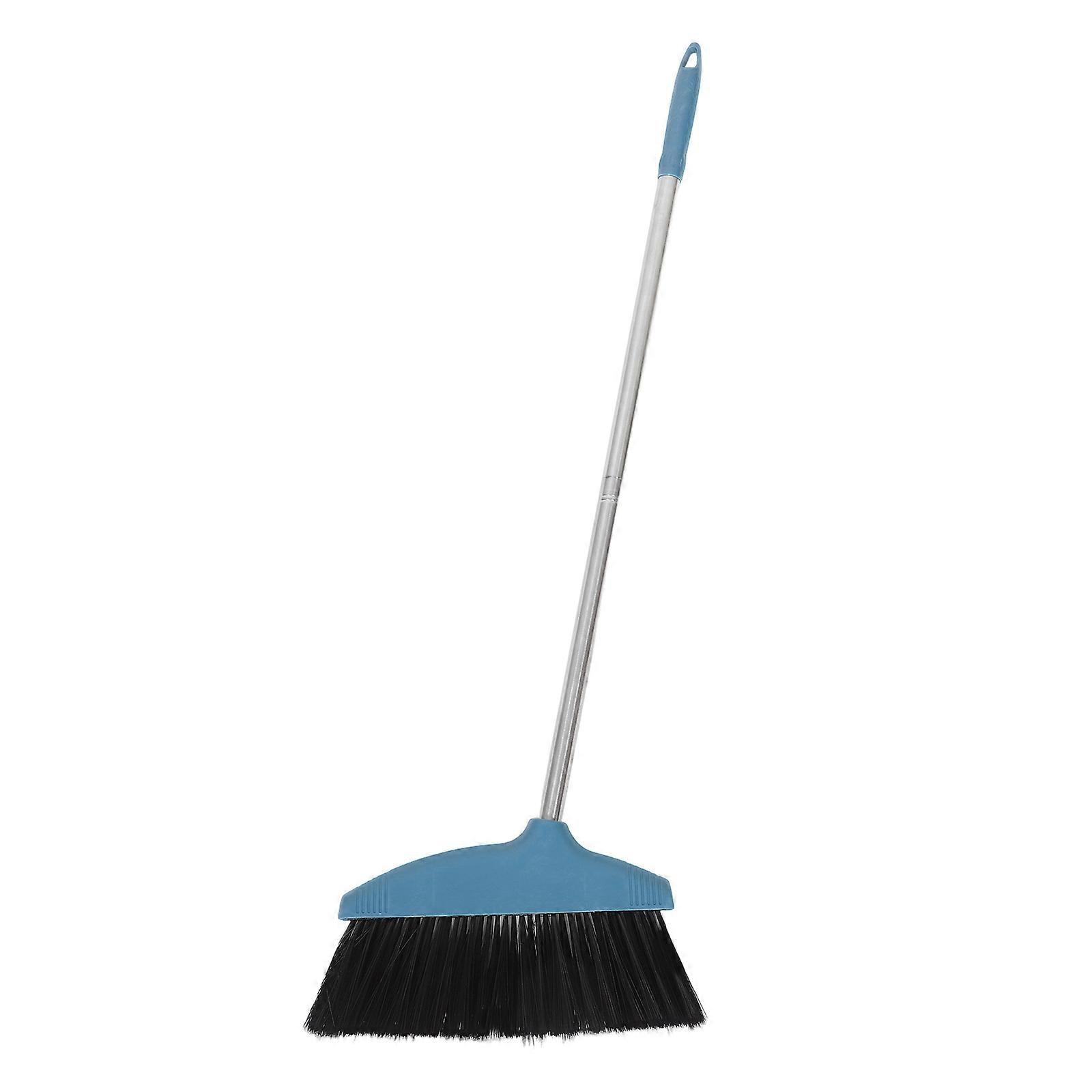 Heavy Duty Broom with Soft Bristles Angled Design for Efficient Indoor Cleaning in Home, Kitchen, Garage, and Lobby Areas