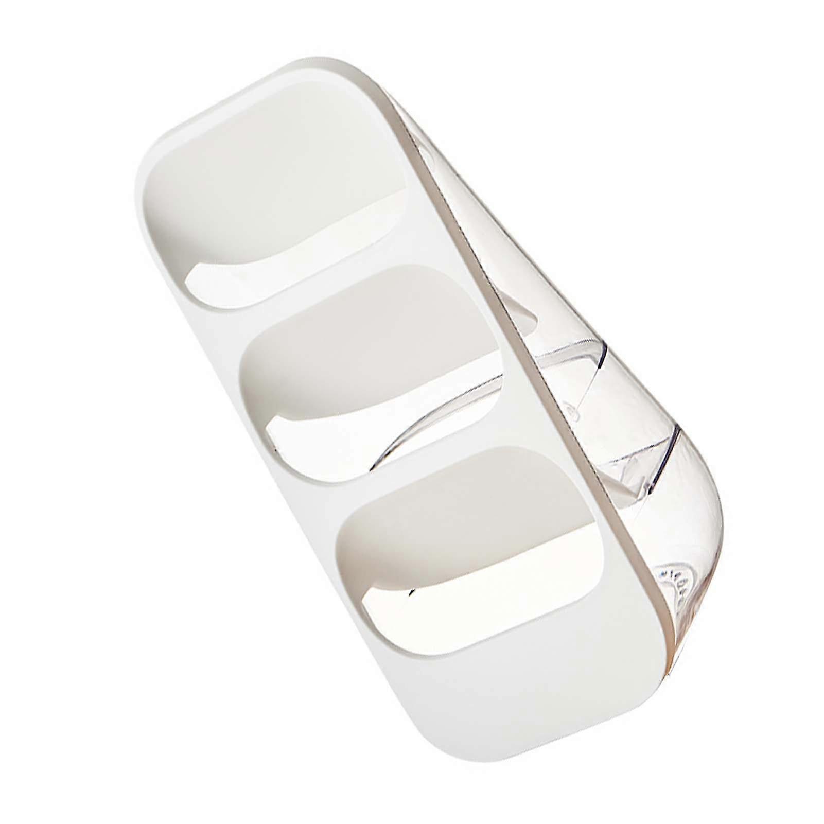 3 Layer Chopsticks Knife Storage Rack Holder Waterproof Knife Storage Drainage Bracket Container White 