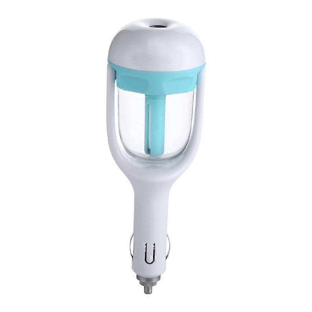 Car Aroma Diffuser Humidifier Portable Car Essential Oil Diffuser Blue 16.40X5.70X5.60CM Ultrasonic Atomizing Technology 1Pack
