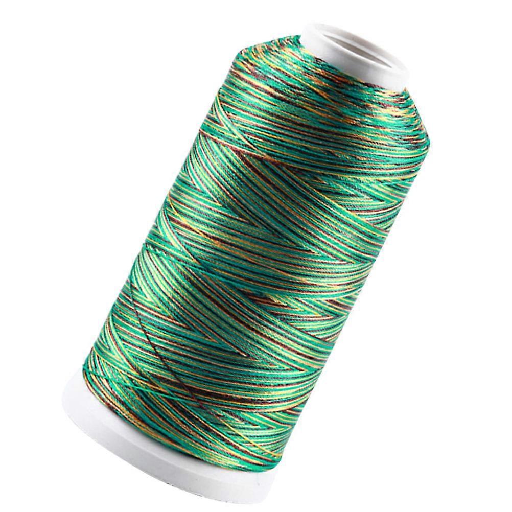Quilting Dress Making General Stitching Jewelry Making Cord Ice Silk Thread Dark Green High Tensile Strength Low Lint 1Pack