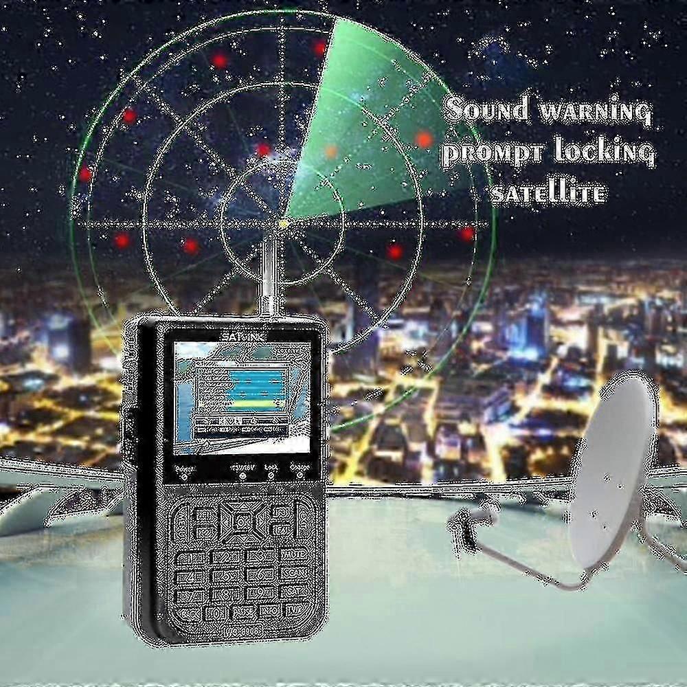 Lcd Display Data Digital Satellite Signal Finder