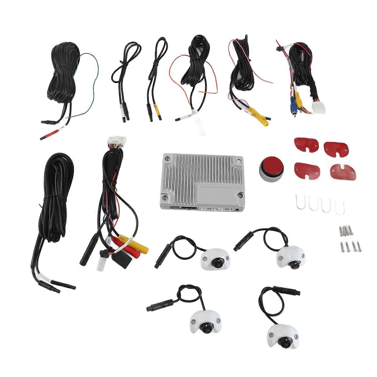 360 degree car camera for all-round monitoring system