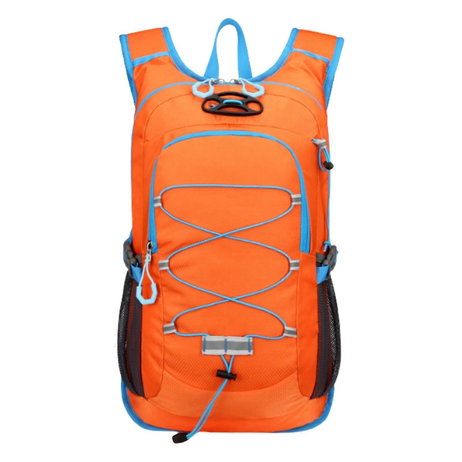 Lightweight Bicycle Backpack For Hiking And Outdoor Use Large Capacity Water-Repellent Daypack Orange