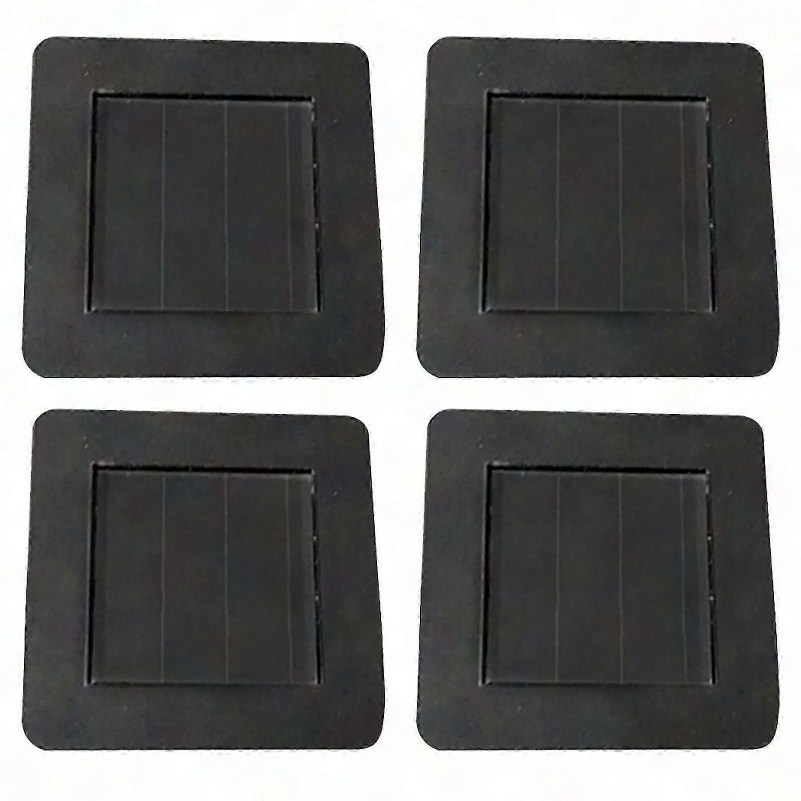 2PCS/4PCS Solar Light Replacement Top - Square Solar Panel for Outdoor Lights