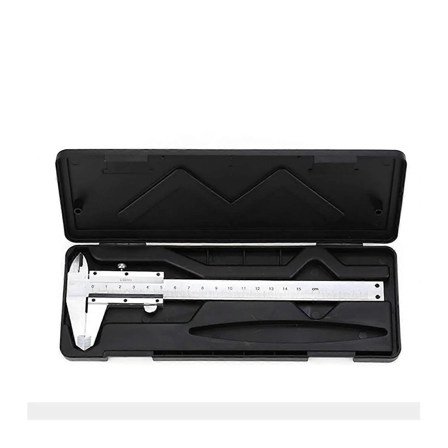 Vernier caliper, stainless steel, 150mm, measuring tool, inside/outside depth (0.01mm) Ref: 1982