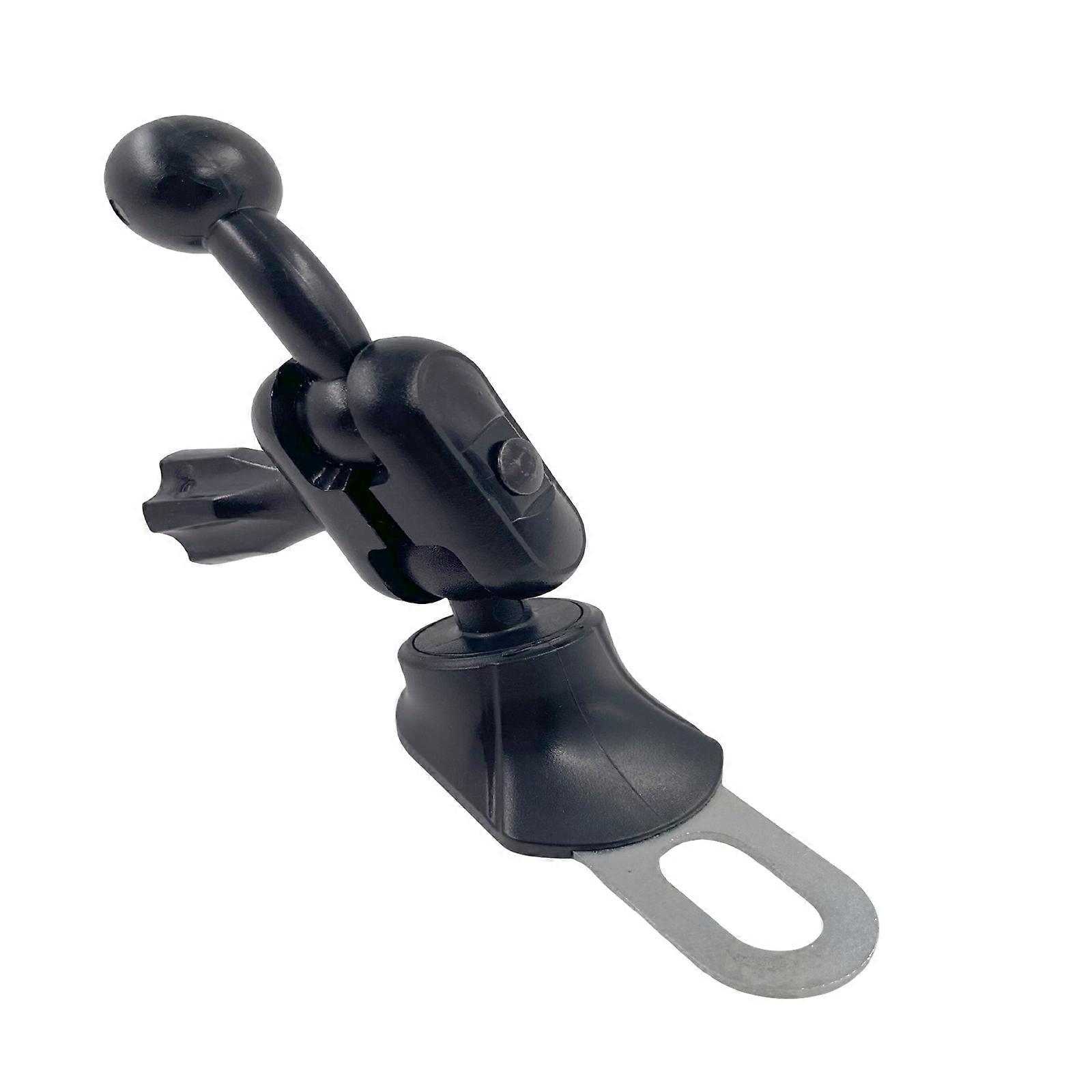 Upgraded High Visibility Motorcycle Phone Mount 17mm Extended Mirror Bracket Tool Less Adjustable Design For Commuting Multicolor