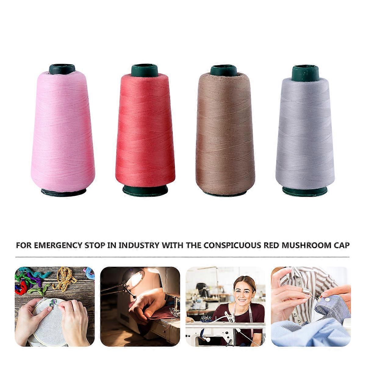 4 Pack Polyester Embroidery Machine Thread for Durable Sewing, Quilting, DIY Crafts, and Hand Sewing – Strong Seam Hold & Versatile Application