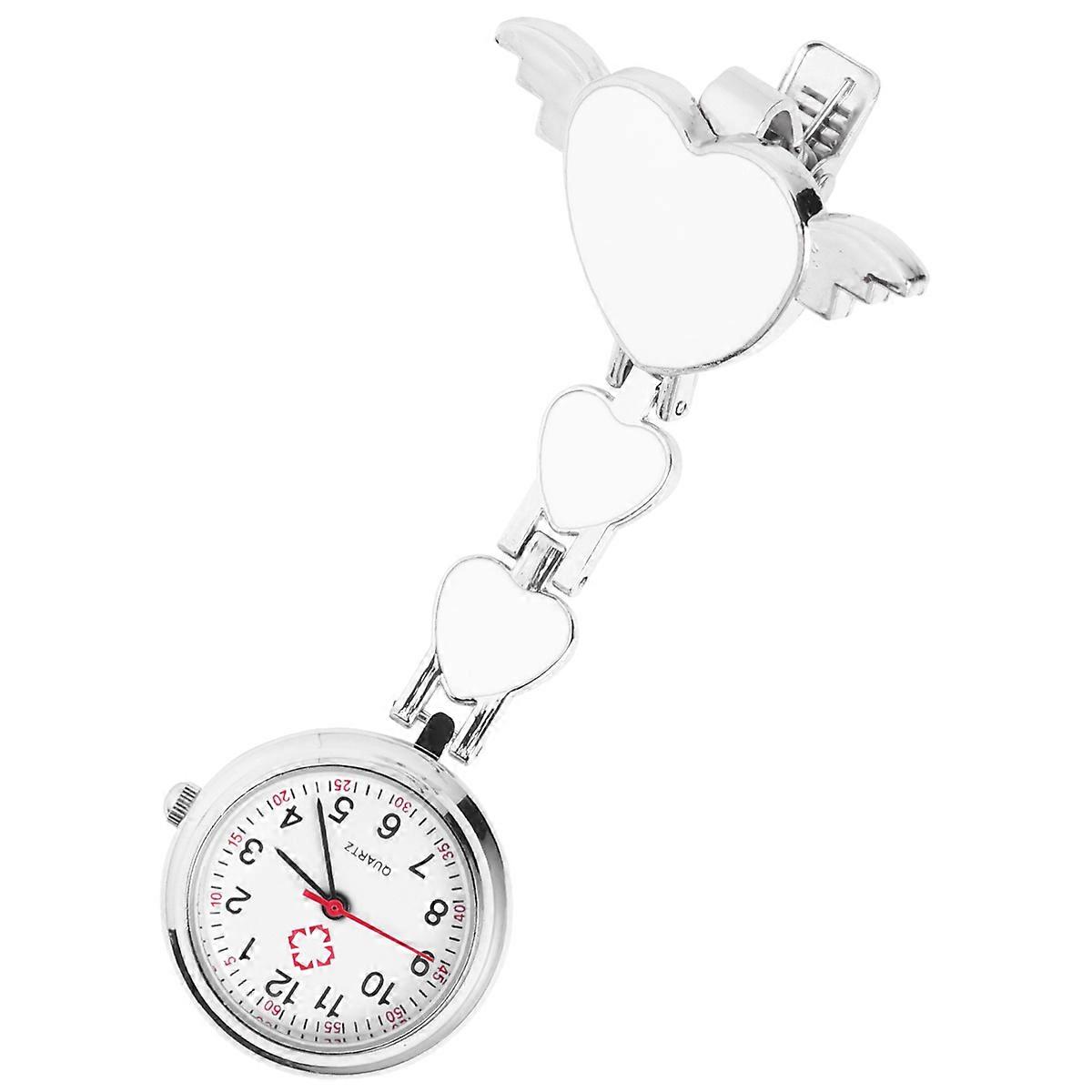 Chest Watch Creative Hanging Watch for Decoration Use White
