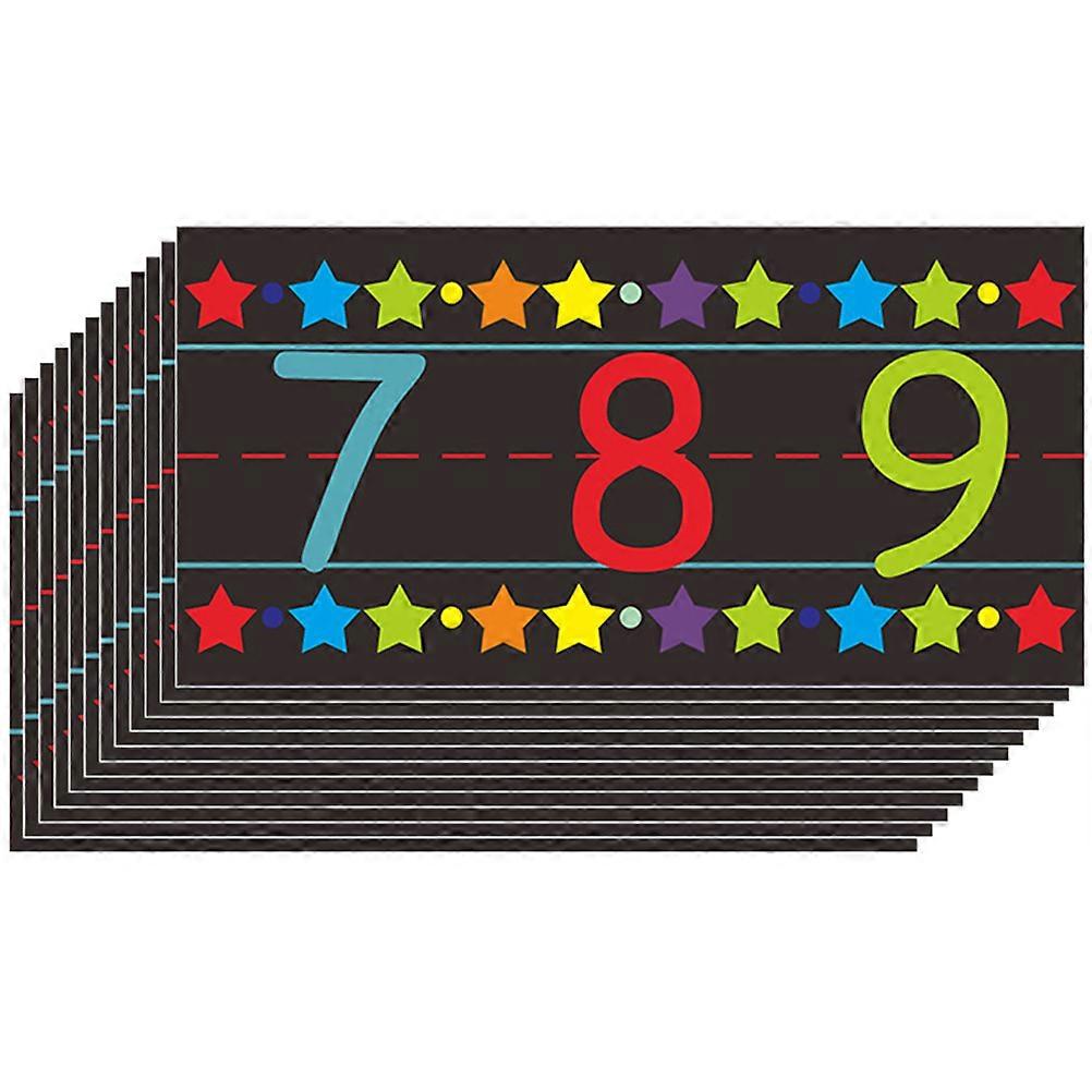 Alphabet Decal for Decor Made of PVC Multi Color Practical Function for Baby Room 1 Set