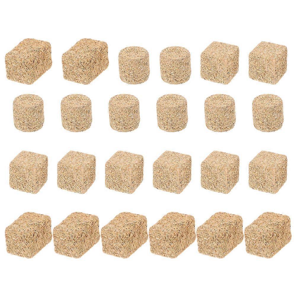 Small Realistic Hay Bales for DIY Farm Scenes Made of Wood Light Brown Color Versatile Decor 24pcs