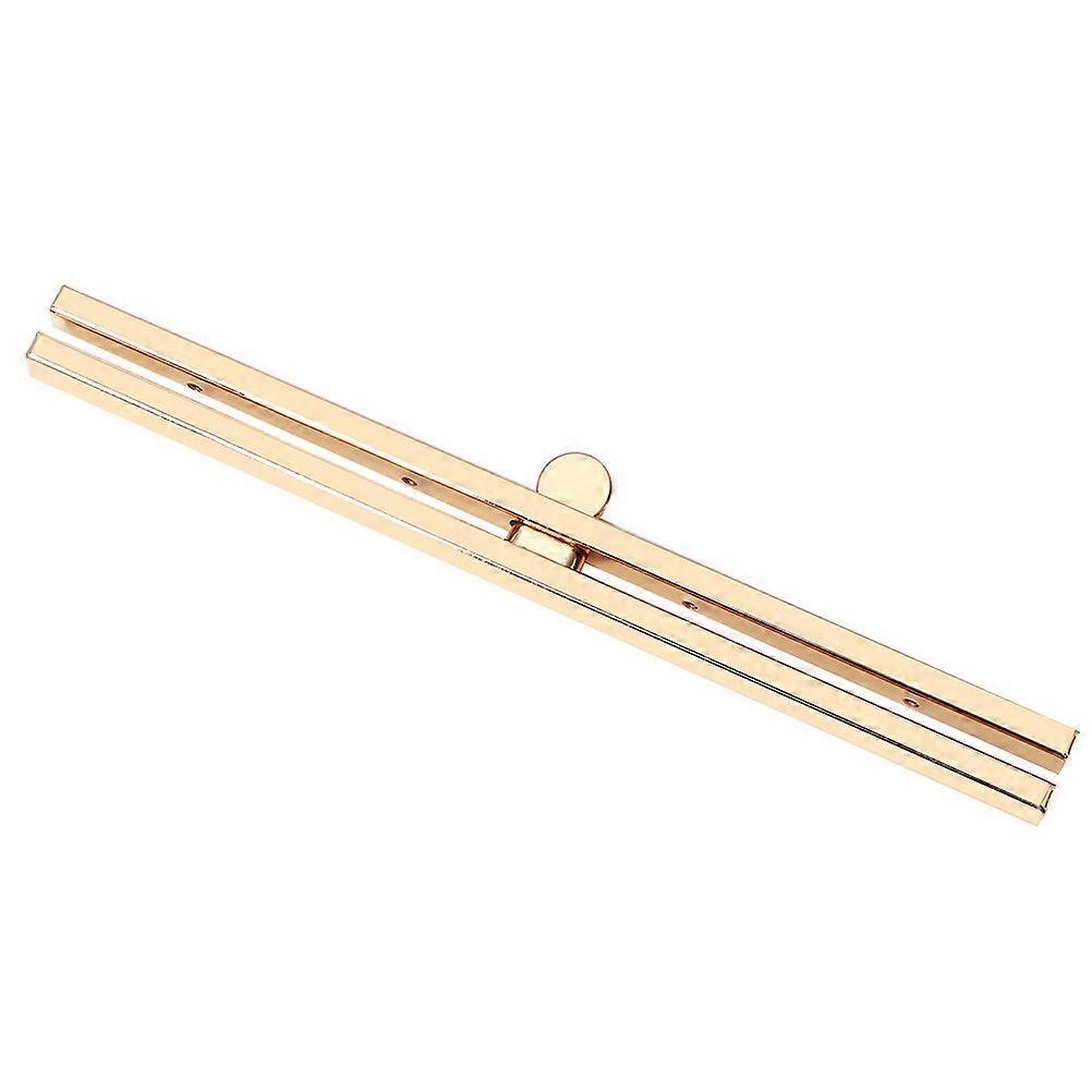 Metal Clasp Buckle Purse Hardware For Bag Making Rust Resistant Delicate Design 11.4x2x2cm 1Set