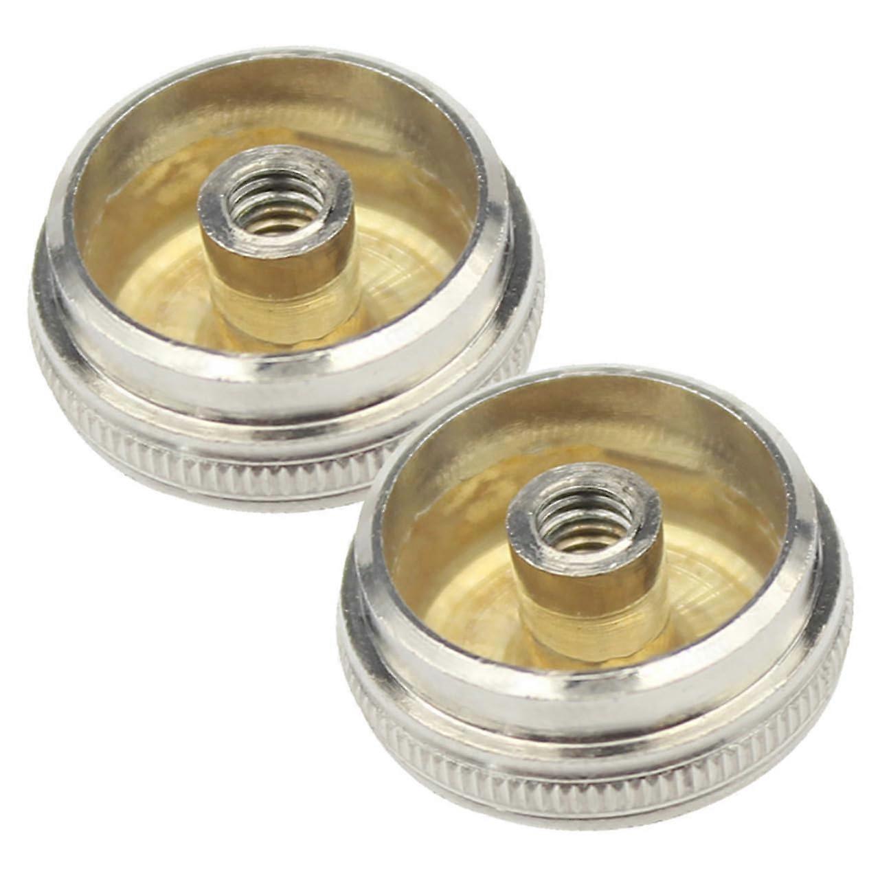 2 pieces flute head end cap made of durable replacement parts, easy to clean, stable connection