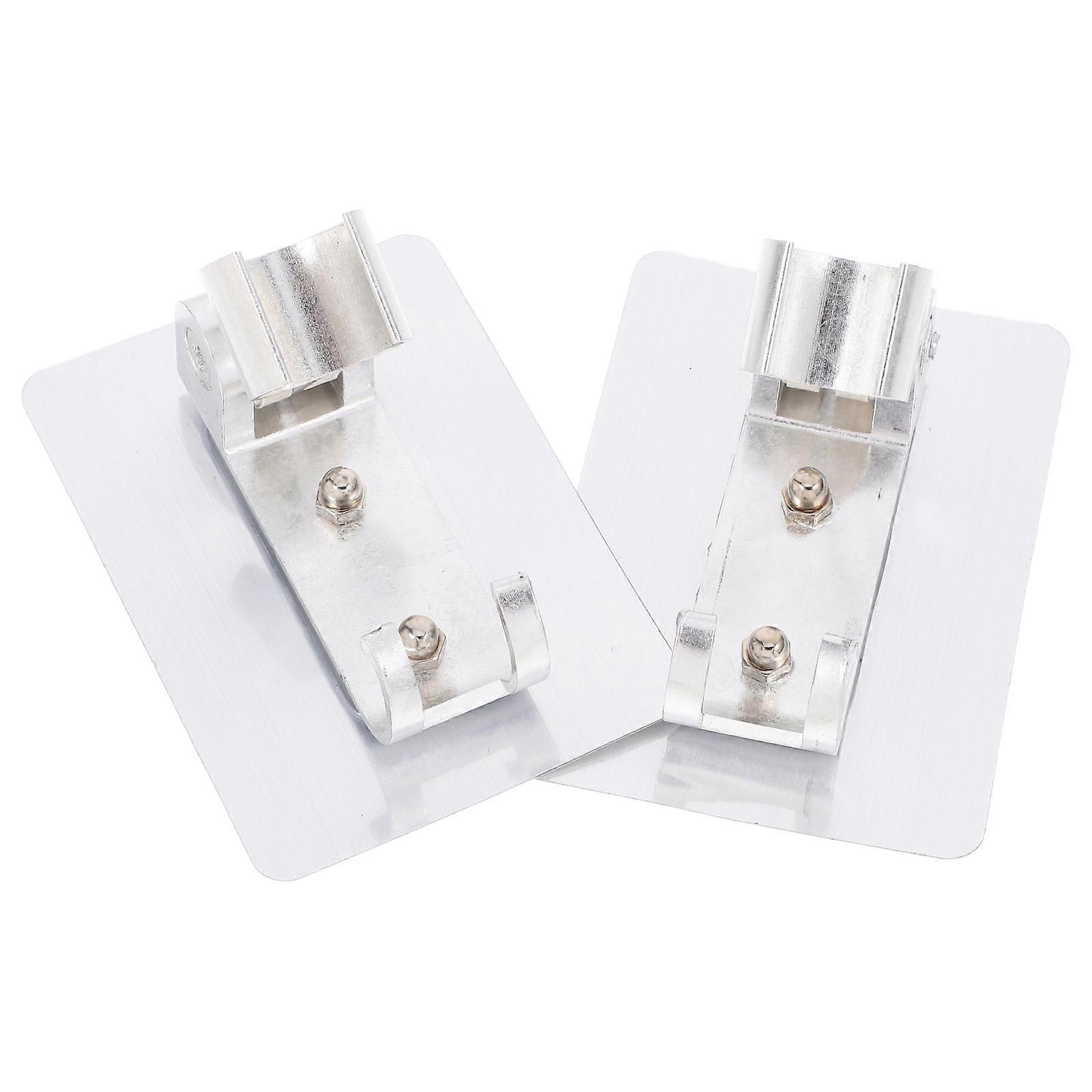 2pcs Shower Head Holder Wall Mount Adhesive Adjustable Strong Wand Bracket for RV Bathroom No Drilling
