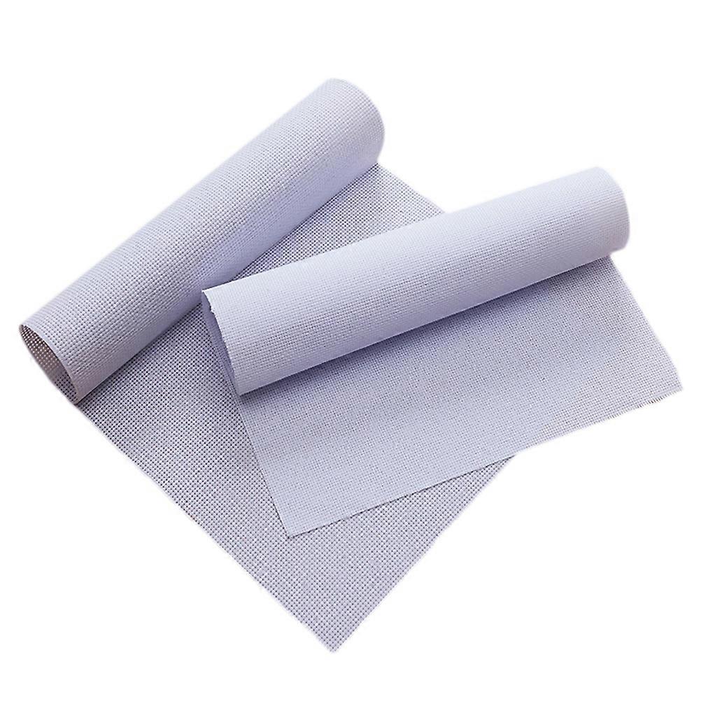 Fabric Embroidery Cloth Rectangular Diy Handwork Needle Embroidery Curtain Sofa Cushion 30x25cm 6Pack