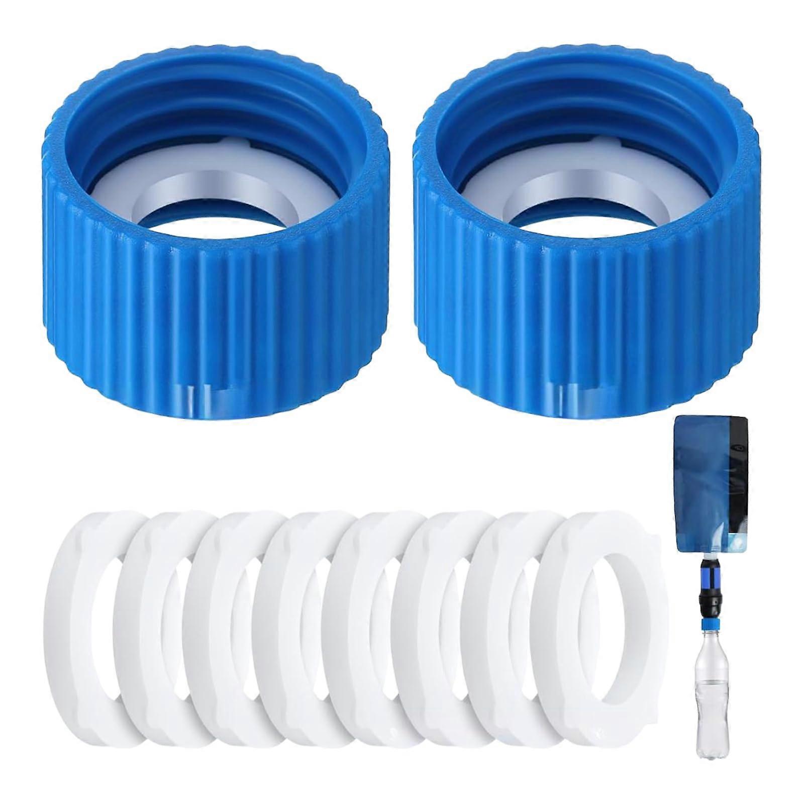 Water filter coupling sets, filter cleaning couplings with seals, quick connect, water filter adapter, coupling sets, 2 pieces